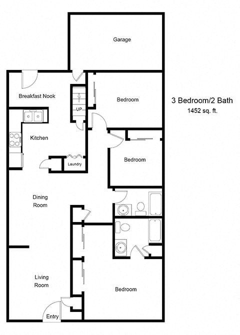 3 Bedroom Floor Plan